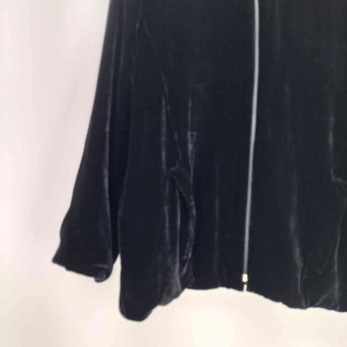 CHICO’S DESIGN 90s ベロア ジップアップ ジャケット メンズ JPN:1