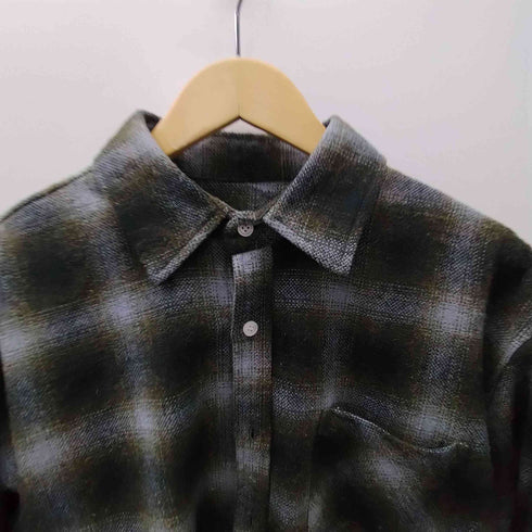 バッカーズ Backers オンブレチェック L/S ネルシャツ メンズ import:M