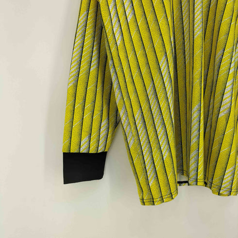 SIERRA ストライプ ロゴプリント エルボーパッド フットボールシャツ メンズ 7/8