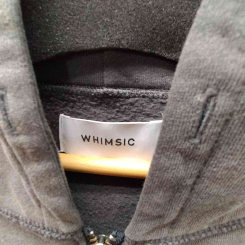 WHIMSIC SUNFADE SWEAT ZIP UP HOODIE サンフェード スウェット ジップ アップ パーカー フーディー ダブルジップ メンズ FREE