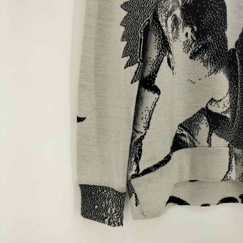 CHRISTOPHER SHANNON 12aw イングランド製 プリント クルーネックニット メンズ import:M