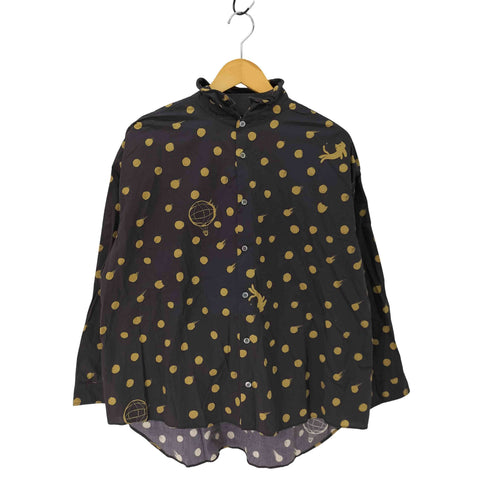 ツモリチサト TSUMORI CHISATO 総柄 猫 ドット ブラウス レディース JPN:M