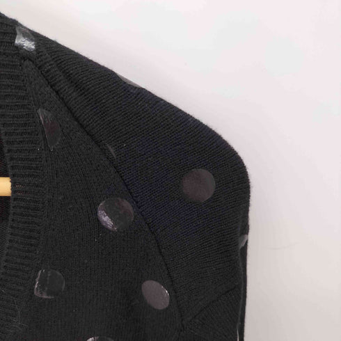 ツモリチサト TSUMORI CHISATO カシミヤ混 Vネック ドット ニット レディース JPN:2