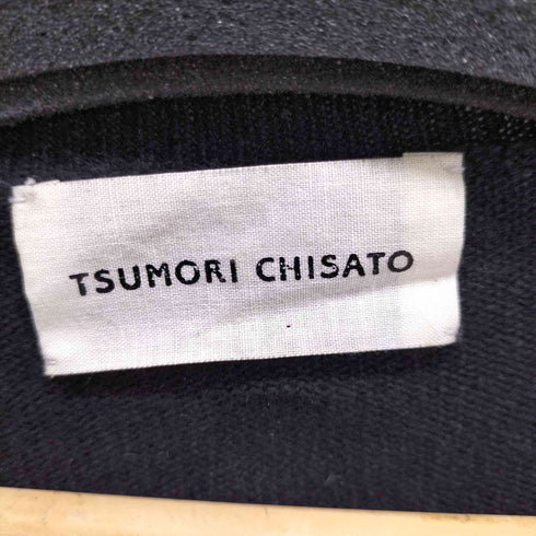 ツモリチサト TSUMORI CHISATO カシミヤ混 Vネック ドット ニット レディース JPN:2