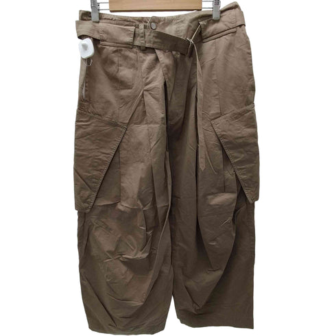 FFFPOSTALSERVICE Belted Draped Pocket Trousers Wide Cargo Pants ベルテッド ワイド カーゴ トラウザー パンツ メンズ