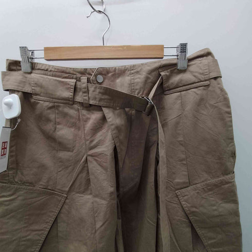 FFFPOSTALSERVICE Belted Draped Pocket Trousers Wide Cargo Pants ベルテッド ワイド カーゴ トラウザー パンツ メンズ