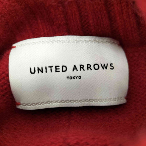 ユナイテッドアローズ UNITED ARROWS カシミヤ混 UWSC バイアス タートルネック ニット レディース
