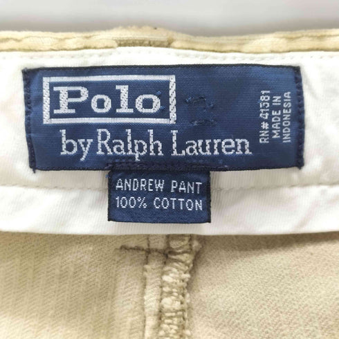 ポロバイラルフローレン Polo by RALPH LAUREN 90S ANDREW PANT 内向き2タック コーデュロイ パンツ コーズ メンズ 34/32