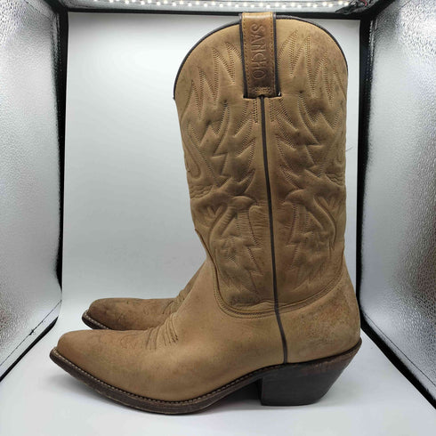 SANCHO スペイン製 ステッチ デザイン ウエスタン ブーツ メンズ EUR:42