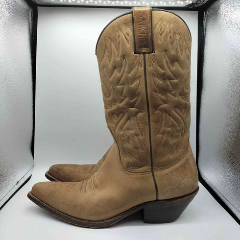 SANCHO スペイン製 ステッチ デザイン ウエスタン ブーツ メンズ EUR:42