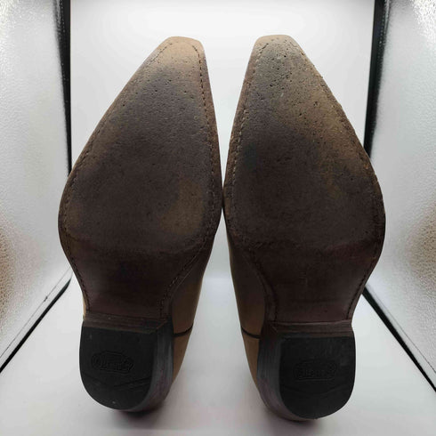 SANCHO スペイン製 ステッチ デザイン ウエスタン ブーツ メンズ EUR:42