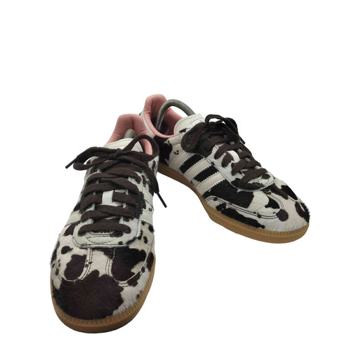 アディダスオリジナルス adidas Originals SAMBA OG Cow Print Dark Brown サンバ カウプリント ダークブラウン ローカット スニーカー メンズ JPN:27.5