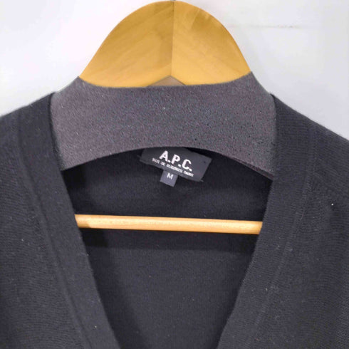 アーペーセー A.P.C. イタリア製 Vネック ウールニットセーター レディース M