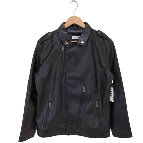 VENTVAGUE フェイクレザー ライダースジャケット メンズ