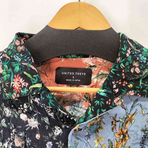 ユナイテッドアローズ UNITED ARROWS ビンテージパネルオープンカラーシャツ メンズ JPN:2