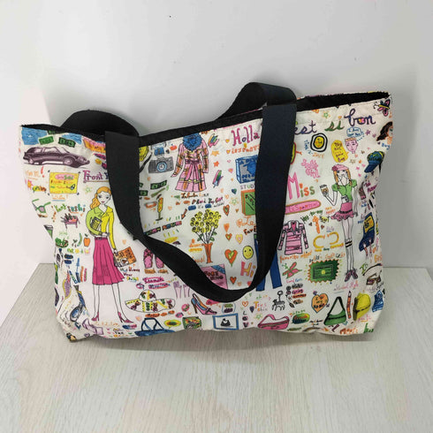 レスポートサック LeSportsac 総柄 リバーシブル トートバッグ レディース