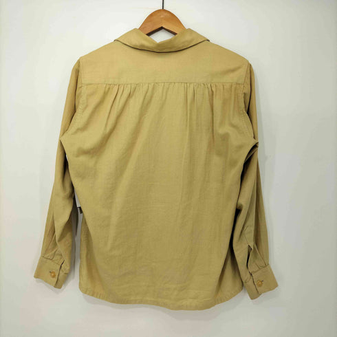 50s-40s vintage CAPISTRANO BY WISMAR オープンカラーシャツ ギャバシャツ メンズ import:S