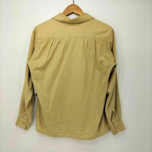 50s-40s vintage CAPISTRANO BY WISMAR オープンカラーシャツ ギャバシャツ メンズ import:S