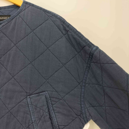 ザラ ZARA キルティング ノーカラー ジャケット レディース import:M