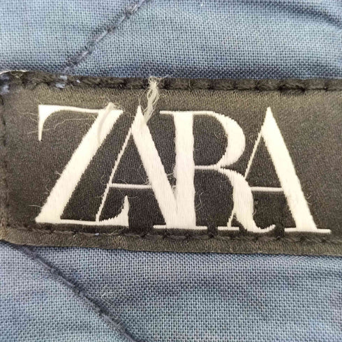 ザラ ZARA キルティング ノーカラー ジャケット レディース import:M