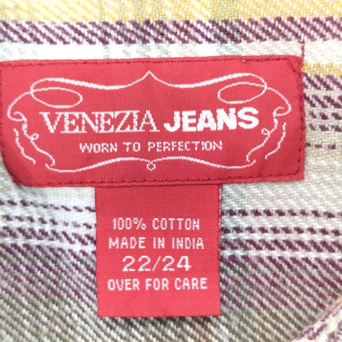 venezia jeans ネルジップアップジャケット メンズ 22/24