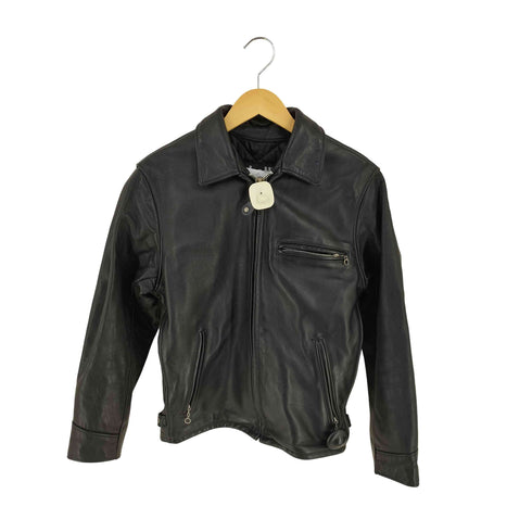 ショット Schott USA製 レザーシングルライダースジャケット メンズ US:36