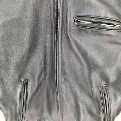 ショット Schott USA製 レザーシングルライダースジャケット メンズ US:36