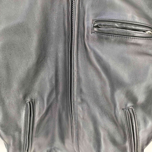 ショット Schott USA製 レザーシングルライダースジャケット メンズ US:36