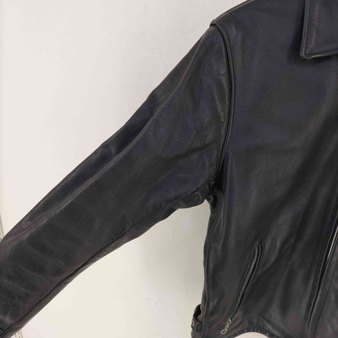 ショット Schott USA製 レザーシングルライダースジャケット メンズ US:36