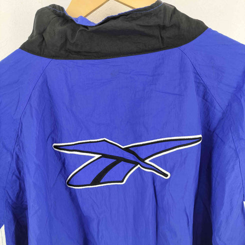 リーボック Reebok 90S バックロゴ ナイロンジャケット メンズ XXL