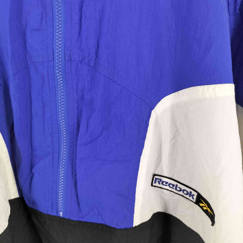 リーボック Reebok 90S バックロゴ ナイロンジャケット メンズ XXL