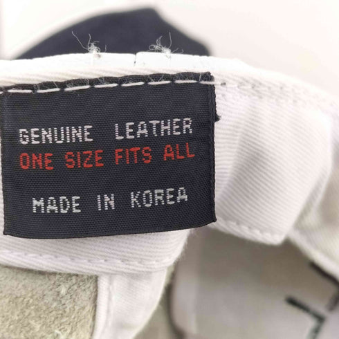 韓国製 レザーキャップ メンズ