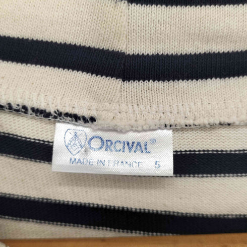 オーシバル ORCIVAL ボーダー モックネック バスクシャツ メンズ 5