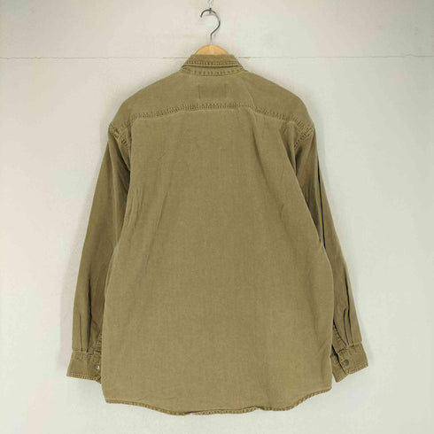 ハーレーダビッドソン HARLEY-DAVIDSON USA製 製品染め キャンバスシャツ メンズ import:L