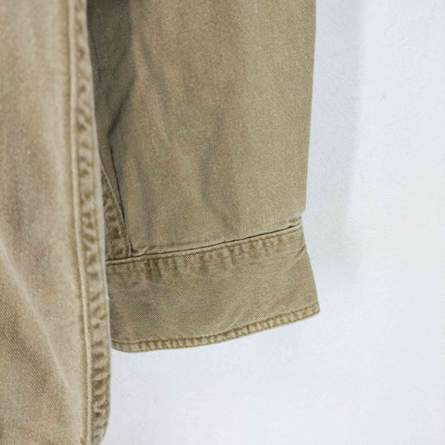 ハーレーダビッドソン HARLEY-DAVIDSON USA製 製品染め キャンバスシャツ メンズ import:L