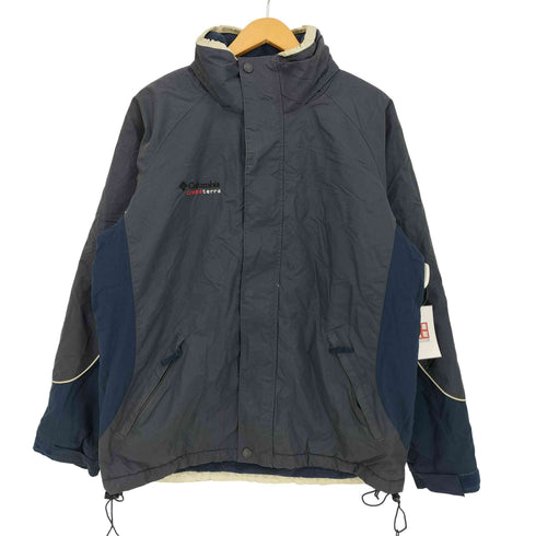 コロンビア Columbia 90-00s CROSSTERIA ナイロンフリースジャケット 裾ドローコード メンズ import:M