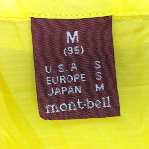 モンベル mont bell ウィンドパーカー レディース JPN:M