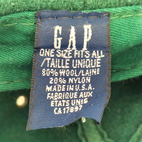 ギャップ Gap 90s USA製 紺タグ ウール キャップ メンズ ONE SIZE