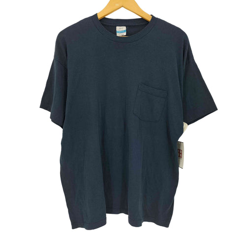 フィールドマスター fieldmaster 00s USA製 袖シングルステッチ ブランク ポケットTシャツ メンズ import:XL