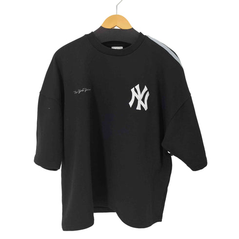 エムエルビー MLB grace サイドライン ビッグシルエット半袖プルオーバースウェット メンズ JPN:XL