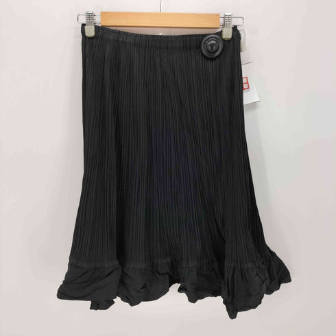 プリーツプリーズイッセイミヤケ PLEATS PLEASE ISSEY MIYAKE 02AW Hem Switching Skirt ヘム スイッチング プリーツ スカート レディース JPN:2