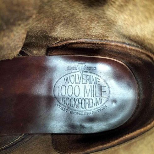 ウルヴァリン WOLVERINE 1000MILE BOOT COURTLAND 1000マイル ブーツ メンズ JPN:26