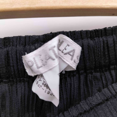 プリーツプリーズイッセイミヤケ PLEATS PLEASE ISSEY MIYAKE 06SS 裾変形 プリーツ パンツ レディース JPN:2