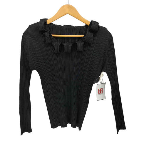 プリーツプリーズイッセイミヤケ PLEATS PLEASE ISSEY MIYAKE 07SS 変形ネック プリーツ カットソー レディース JPN:3