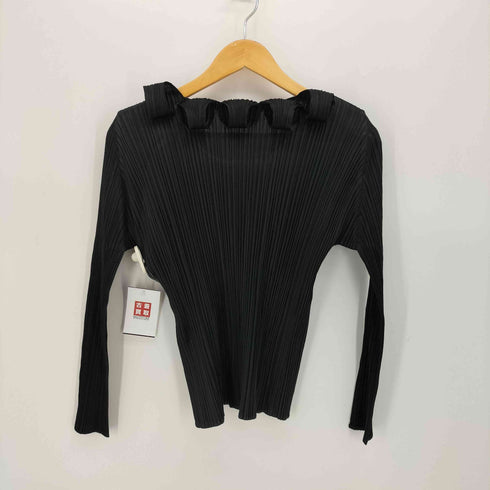 プリーツプリーズイッセイミヤケ PLEATS PLEASE ISSEY MIYAKE 07SS 変形ネック プリーツ カットソー レディース JPN:3