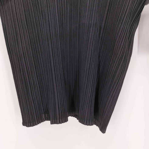 プリーツプリーズイッセイミヤケ PLEATS PLEASE ISSEY MIYAKE 07SS 変形ネック プリーツ カットソー レディース JPN:3