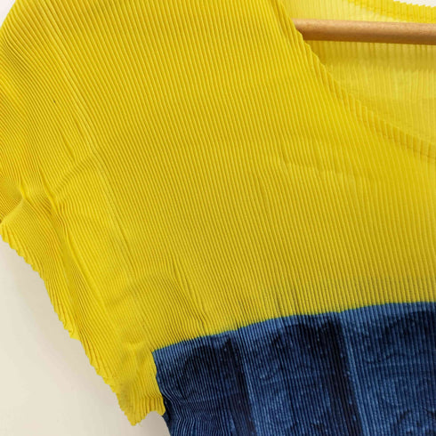 プリーツプリーズイッセイミヤケ PLEATS PLEASE ISSEY MIYAKE 07SS 総柄 転写 S/S プリーツ カットソー レディース JPN:3
