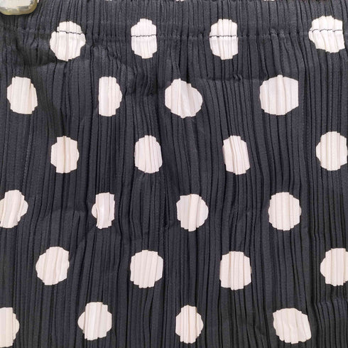 プリーツプリーズイッセイミヤケ PLEATS PLEASE ISSEY MIYAKE 07AW 水玉 ポルカ ドット プリーツ ミニ スカート レディース JPN:3