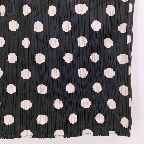 プリーツプリーズイッセイミヤケ PLEATS PLEASE ISSEY MIYAKE 07AW 水玉 ポルカ ドット プリーツ ミニ スカート レディース JPN:3