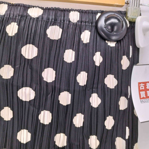 プリーツプリーズイッセイミヤケ PLEATS PLEASE ISSEY MIYAKE 07AW 水玉 ポルカ ドット プリーツ ミニ スカート レディース JPN:3